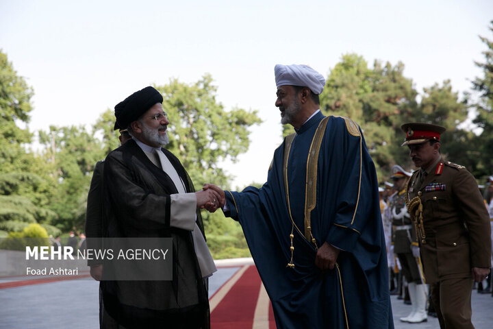 دیدار رئیسی با پادشاه عمان در تهران