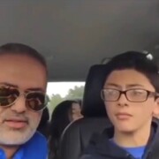 واکنش جالب یک پدر لحظه تصادف شدید پسرش حین رانندگی! + فیلم