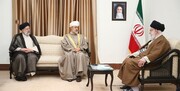 رهبر انقلاب در دیدار با سلطان عمان: افزایش روابط ایران و عمان حائز اهمیت است/ از روابط با مصر استقبال می‌کنیم