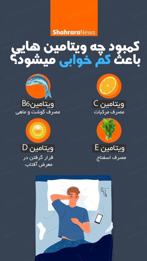 اگر این ویتامینهای شما کم باشد همیشه خوابالود هستید! + عکس