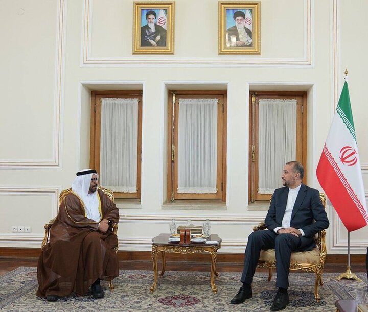 امیرعبداللهیان در دیدار با وزیر مشاور دولت امارات بر توسعه روابط بین دو کشور تاکید کرد