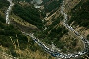 یک طرفه شدن جاده چالوس در عصر جمعه ۱۲ خرداد به دلیل ترافیک