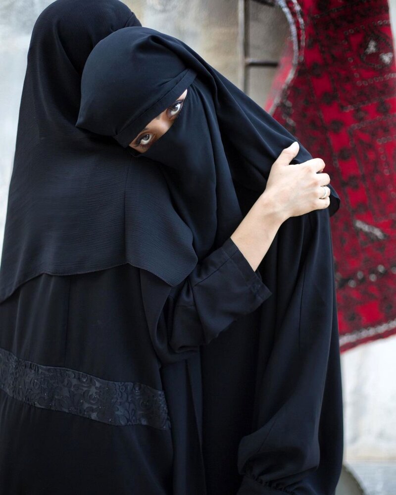 عکس همسر دوم شهاب حسینی با پوشیه و چادر