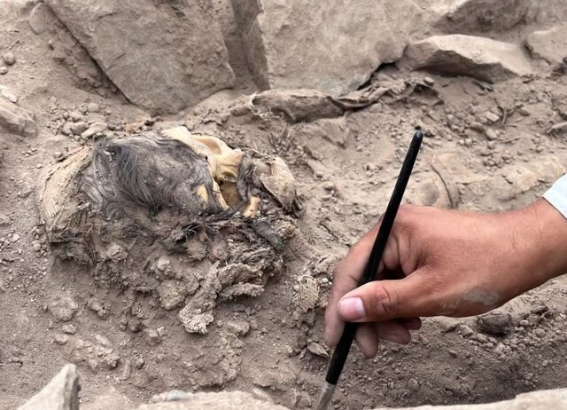کشف مومیایی ۳هزار ساله زیر ۸ تن زباله