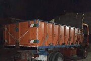 اقدام عجیب راننده کامیون  وسط یک اتوبان شلوغ تهران/ فیلم