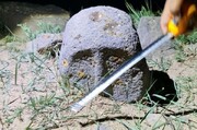 پیدا شدن مجسمه‌های سنگی عجیب در مغولستان + عکس