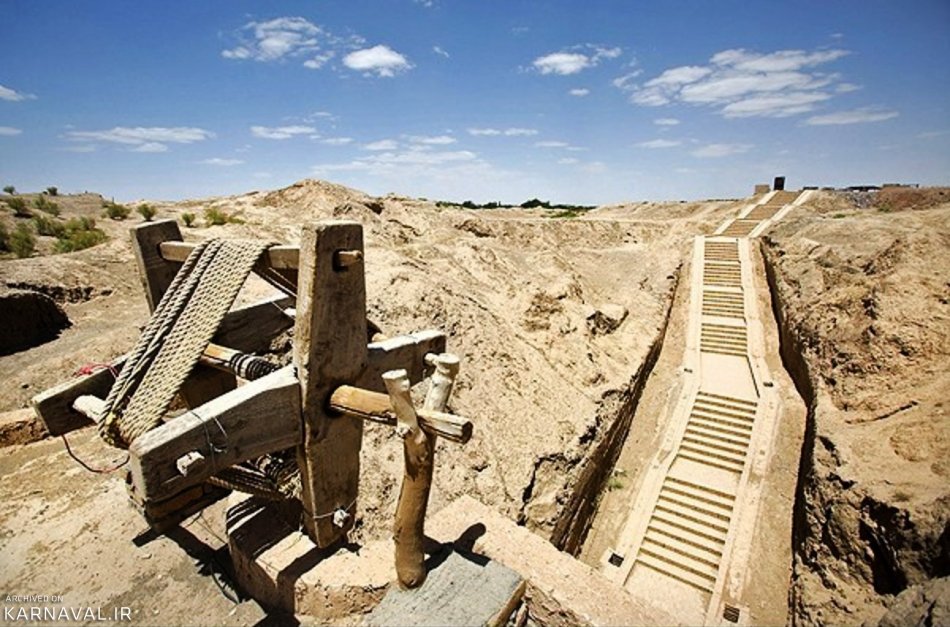 قنات متحیرکننده قصبه در گناباد