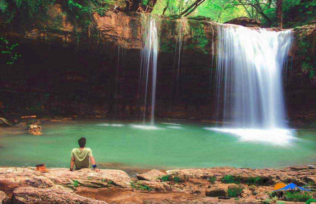 هفت آبشار، جالب و دیدنی / آبشارهای پلکانی در میان جنگل‌های سوادکوه