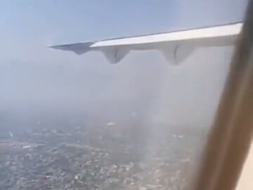 ثبت لحظه هولناک سقوط هواپیما توسط دوربین مسافر داخل پرواز/ همه مسافران جان باختند + فیلم