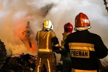 هتل زائران ایرانی آتش گرفت / انتقال ۳۰ زائر به بیمارستان نجف +فیلم