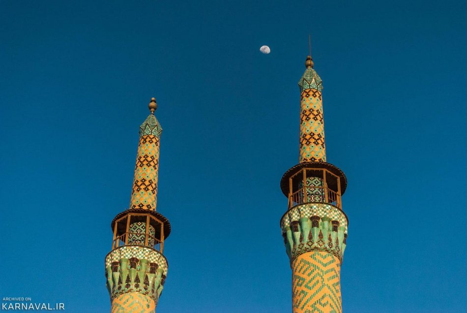 ارتفاع جالب مسجد جامع یزد