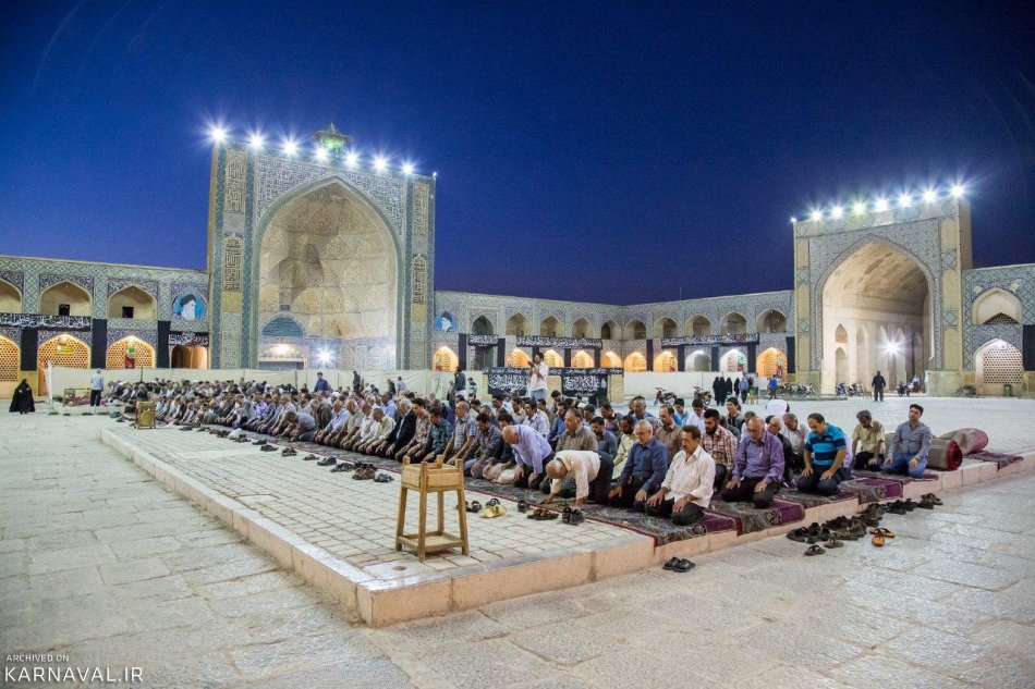 ارتفاع جالب مسجد جامع یزد