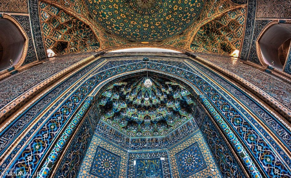 ارتفاع جالب مسجد جامع یزد