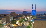 ارتفاع جالب مسجد جامع یزد