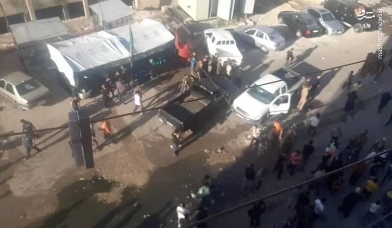 انفجار در منطقه سیده زینب دمشق +عکس