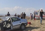 ۷ کشته و زخمی درپی واژگونی سمند و ۲۰۶ در آزادراه زنجان-قزوین در روز عاشورا ۱۴۰۲