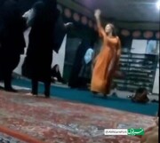 رقص عجیب یک زن در هیئت عزاداری محرم جنجالی شد! + عکس