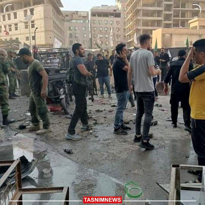 وقوع انفجار تروریستی در زینبیه دمشق |  شمار قربانیان انفجار دمشق افزایش یافت / فیلم