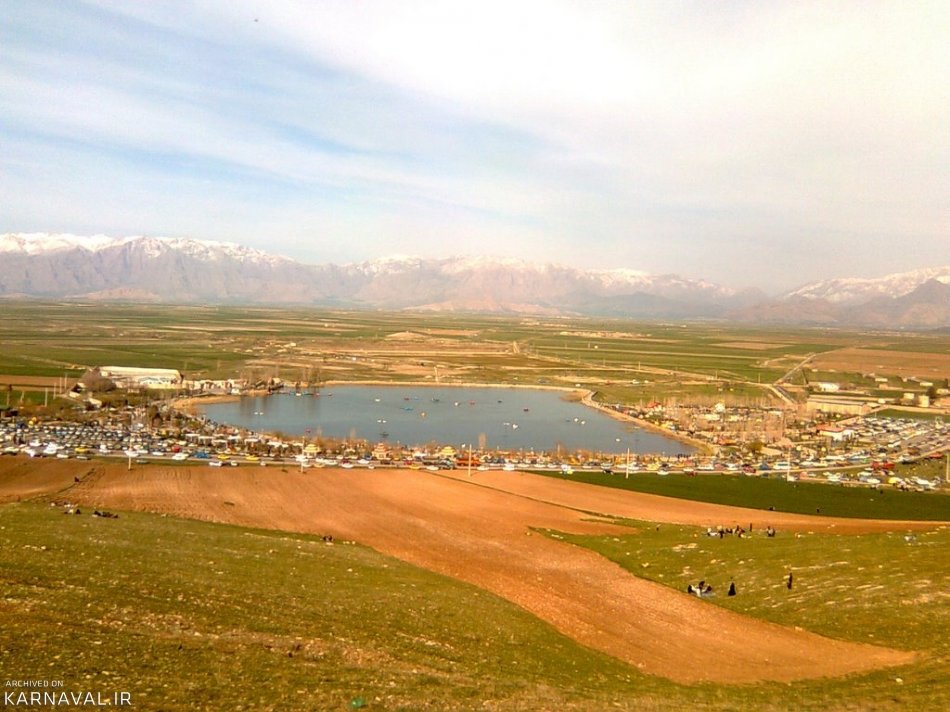 سراب تماشایی نیلوفر در کرمانشاه