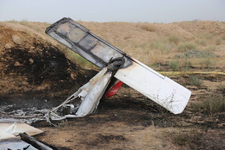 نخستین عکس دردناک از خلبان فوت شده در سقوط هواپیما در کرج + جزییات