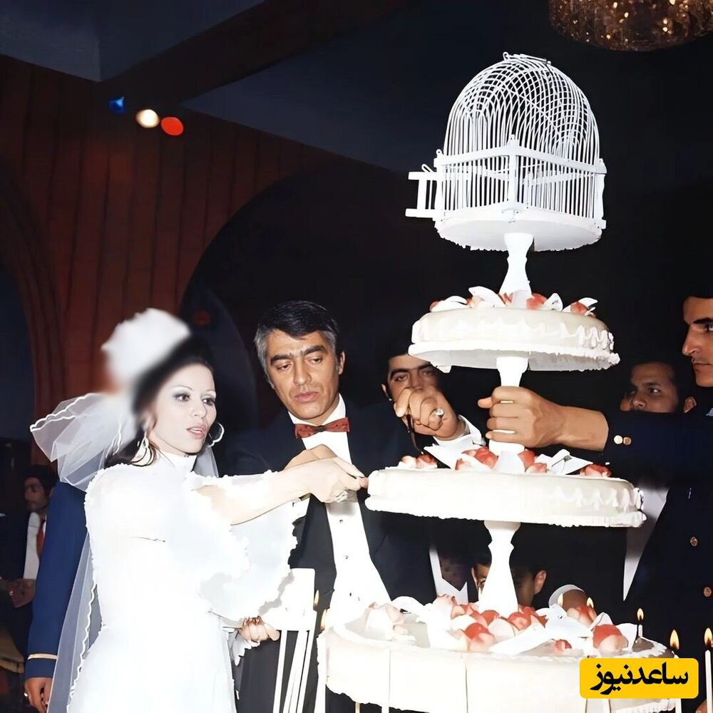 جشن عروسی سوپرلاکچری محمدعلی فردین سوپراستار مشهور ایرانی در کنار همسرش + عکس