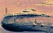 پیدا شدن رد یک فضاپیمای بیگانه در مریخ / تسخیر مریخ توسط آدم‌فضایی‌ها؟ + عکس