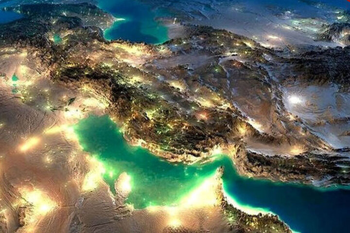 نقشه‌ای با درج نام «خلیج فارس» در تلویزیون کویت