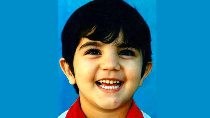 عکس کودکی زیباترین بازیگر مرد ایرانی