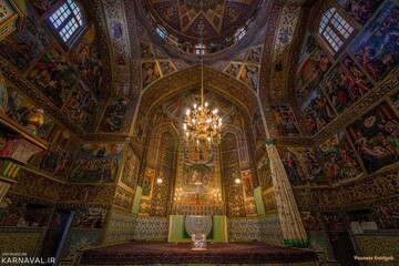 معماری متحیرکننده کلیسای وانک اصفهان