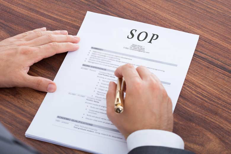 نمونه sop برای رشته mba