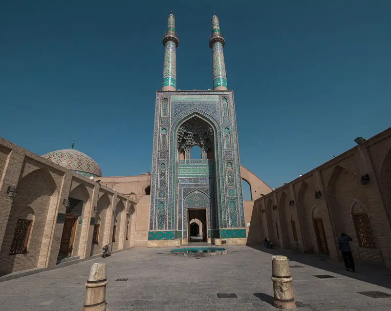 تماشایی‌ترین بنای تاریخی یزد / مسجد جامع یزد؛ جاذبه‌ای خاص و تاریخی