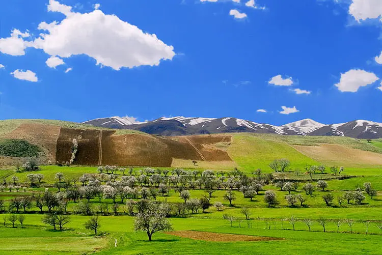 بازدید از کوه چهل چشمه در کردستان