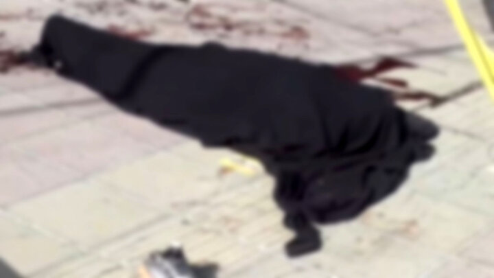 زن کرجی امروز وسط خیابان با قمه شوهرش به قتل رسید ! + عکس