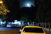 تصاویری زیبا از ابرماه آبی امشب در تهران