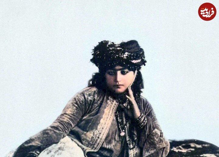 ژست‌های آتلیه‌ای زنان زیبای ایرانی در دوران قاجار + عکس