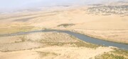 گشت زنی بالگرد نظامی ایران در مرز آذربایجان و ارمنستان + فیلم