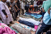 تصاویری تلخ و دردناک از صف جنازه‌ها در مراکش پس از زلزله مهیب!