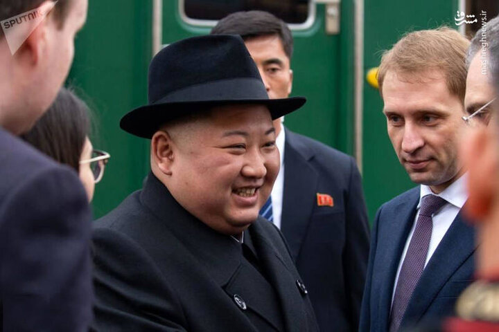 تصاویری از نحوه استقبال از رهبر کره شمالی در روسیه / فیلم