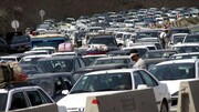 ترافیک شدید ۳۰ کیلومتری در ورودی های استان گیلان