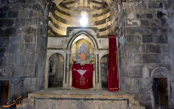 کلیساگردی در کلیسای زیبای تادئوس مقدس