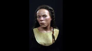 چهره یک زن متعلق به ۴ هزار سال پیش + عکس