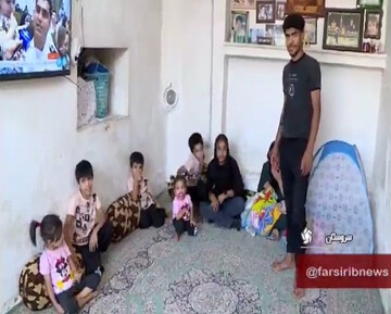 زوج ایرانی با ۱۱ بچه / در انتظار سه قلوی جدید هستیم + فیلم