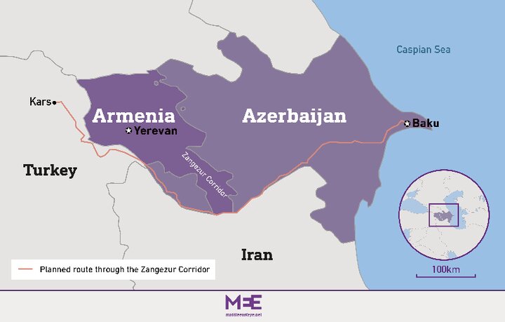 کریدور زنگزور از ایران خواهد گذشت؟ / ایران به تغییر مرز با ارمنستان رضایت می‌دهد؟