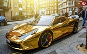 ماشین های بن سلمان که از طلا ساخته شده‌اند + عکس
