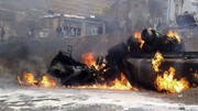 آخرین تصاویر از واژگونی تانکر سوخت در تبریز + فیلم