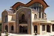 طراحی خانه‌های مدرن با الهام از خانه‌های قاجاری توسط هوش مصنوعی + عکس
