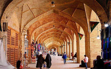 بازار و حمام خان یزد؛ جالب و تماشایی
