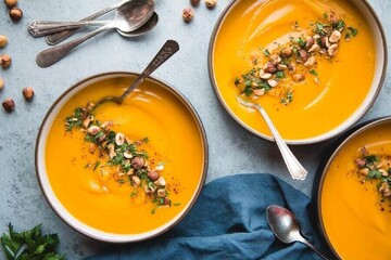 طرز تهیه سوپ کدو حلوایی برای سرماخوردگی
