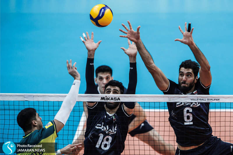  والیبال ایران مقابل هم برزیل تسلیم شد