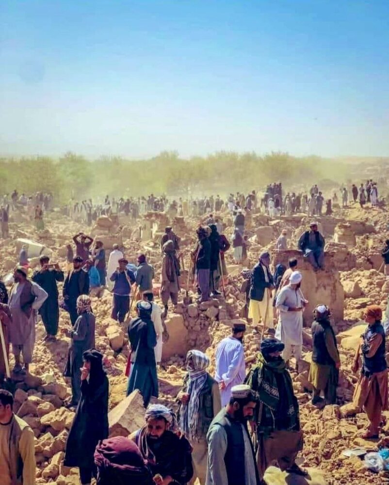 عکس تکاندهنده از هرات پس از زلزله ویرانگر
